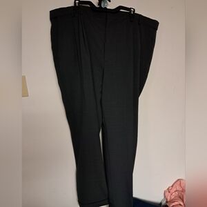 NWT Van Heusen Studio Big & Tall Pleated Cuffed Gray Dress Pants Men's 44x32